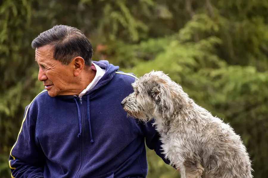 Familia con mascota